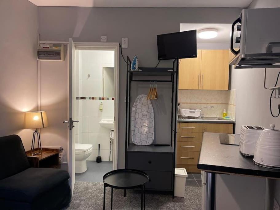 Single Bright Studio Flat in King's Cross Apartment in London Borough of Islington