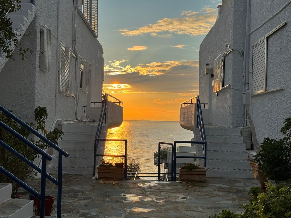 Sea view, Sunset
