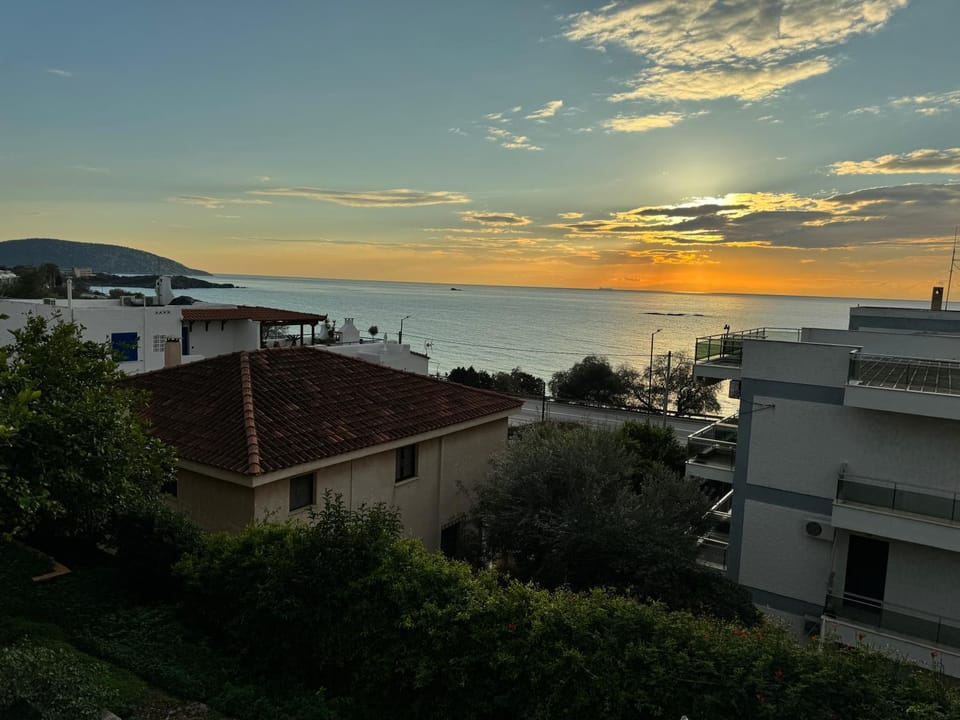 Natural landscape, Sea view, Sunset