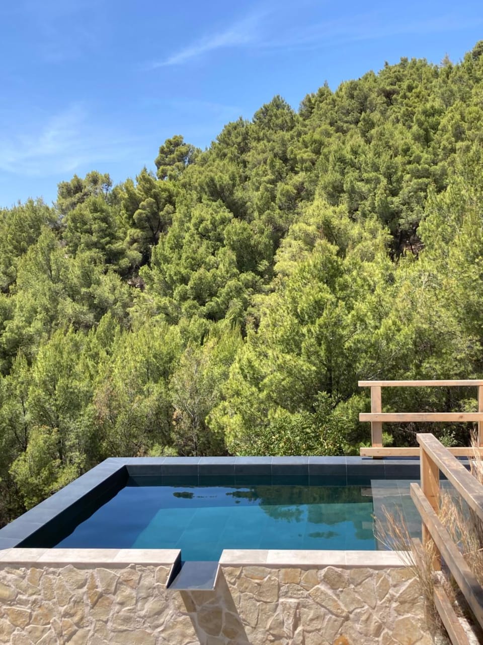 Natural landscape, Pool view, Swimming pool