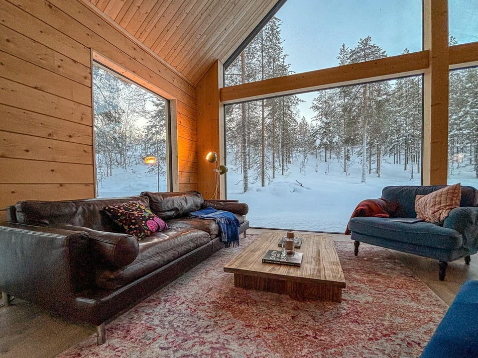 Winter, Living room, Seating area