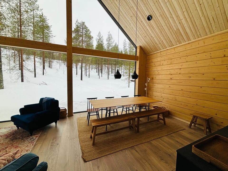 Natural landscape, Living room, Seating area, Dining area