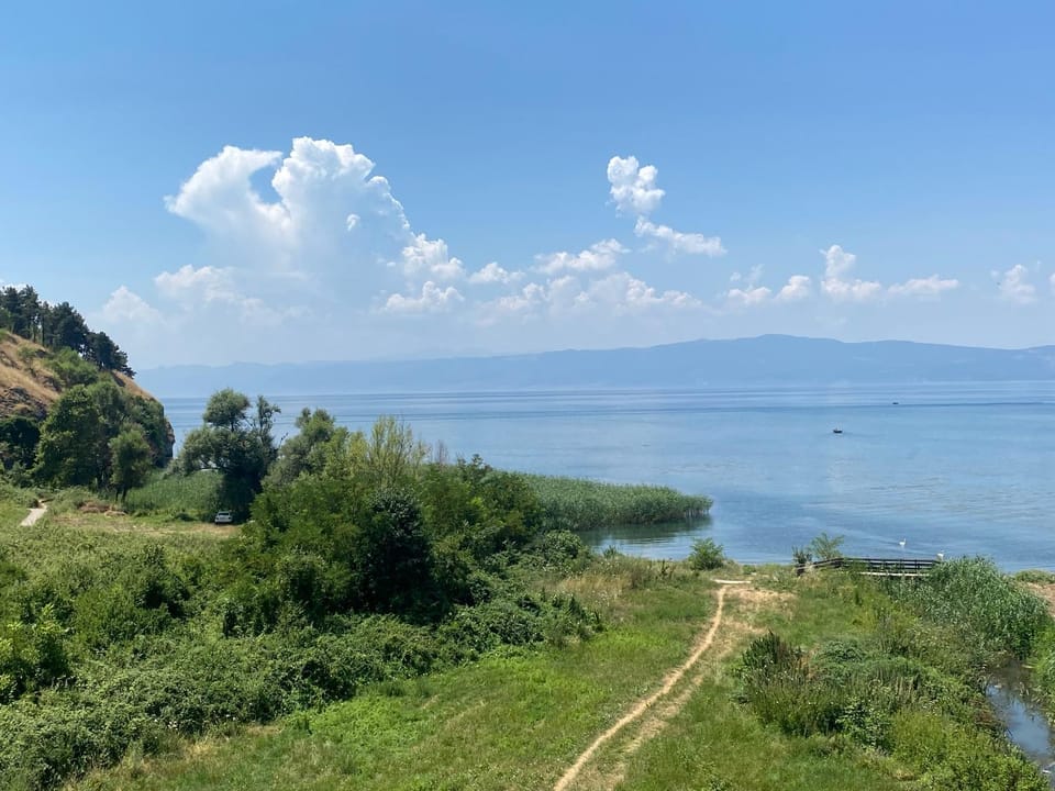 Nearby landmark, Spring, Day, Natural landscape, Lake view, Mountain view, River view