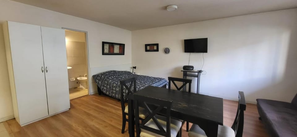 Bed, TV and multimedia, Living room, Bedroom