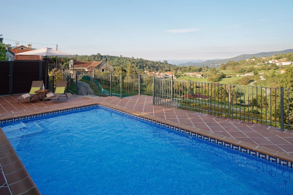 Natural landscape, Mountain view, Pool view, Swimming pool