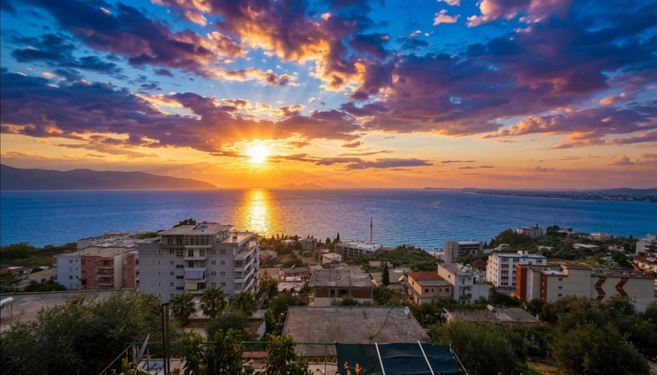 Nearby landmark, Day, Bird's eye view, City view, Sea view, Sunset