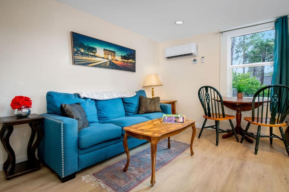 Living room, Seating area, Dining area, air conditioner