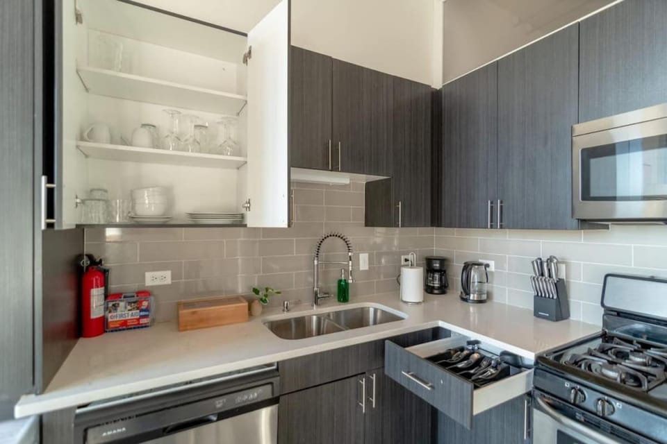 Downtown Chicago 2BR Getaway South Loop Comfort Near McCormick Place, Soldier Field and Grant Park Apartment in South Loop