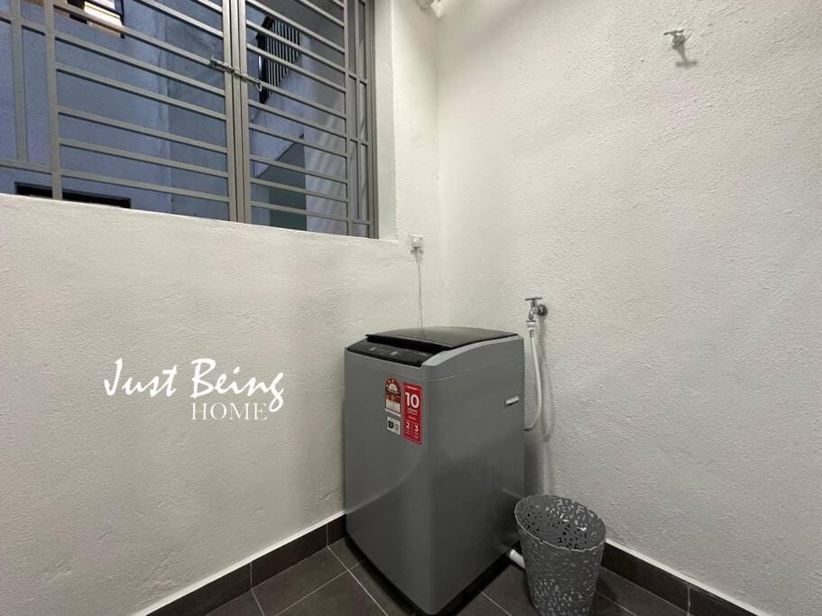 Just Being Home 5pax 3BR/2BA 2Queen/1Single Apartment in Selangor, Malaysia