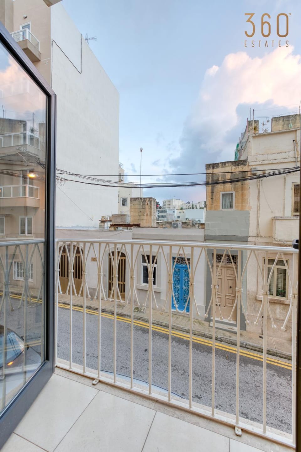 Property building, Patio, Day, View (from property/room), Balcony/Terrace, City view, Pool view, Swimming pool