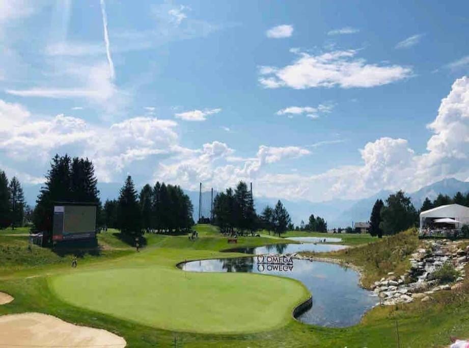 Day, Natural landscape, Golfcourse