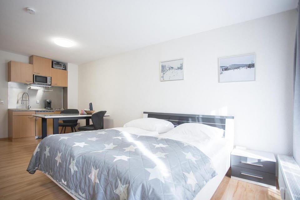 Welcome in - Studio 4-3 mit Terrasse, direkt an der Skipiste und am Bikepark Apartment in Winterberg