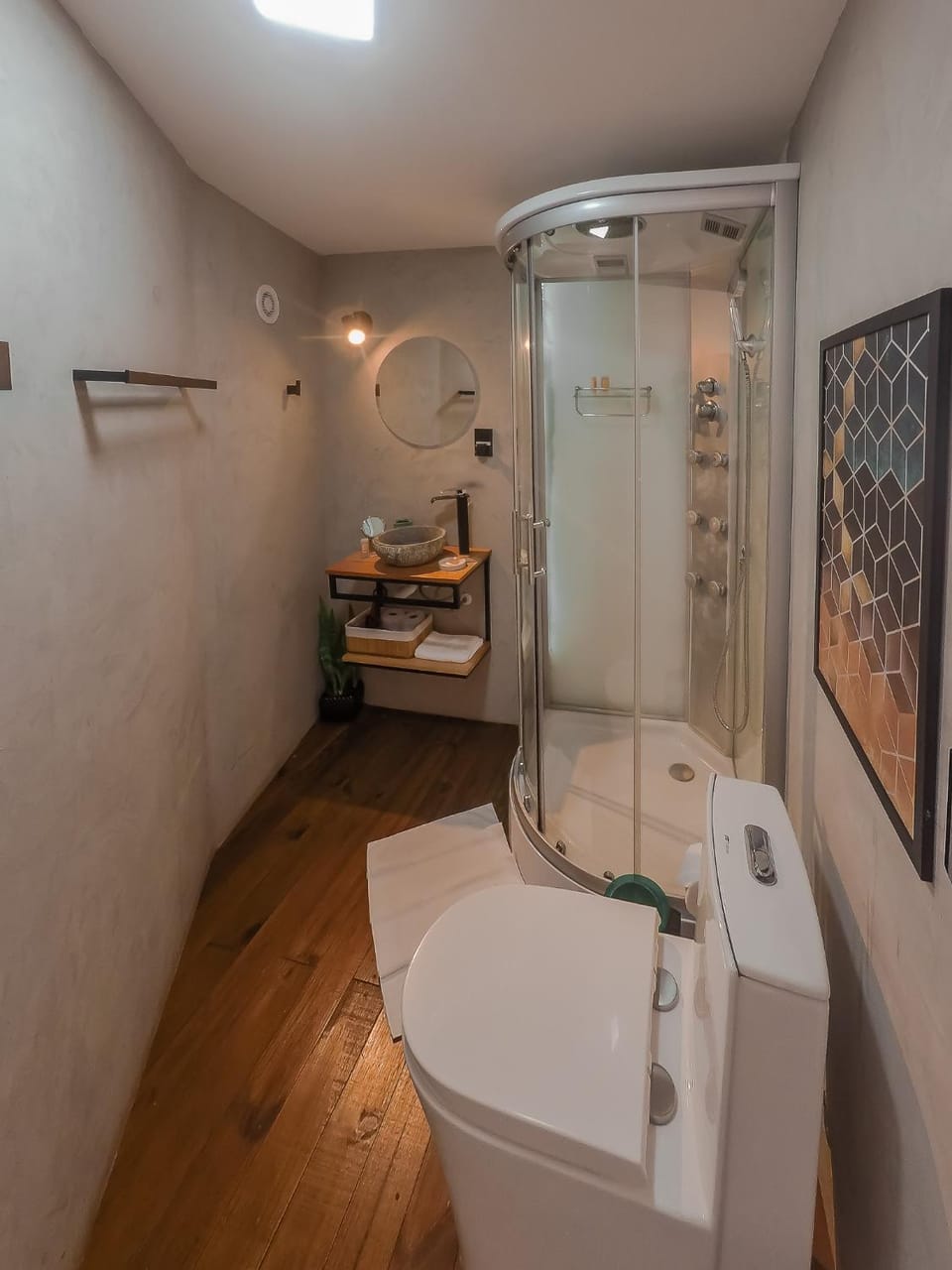 Shower, Bathroom, towels
