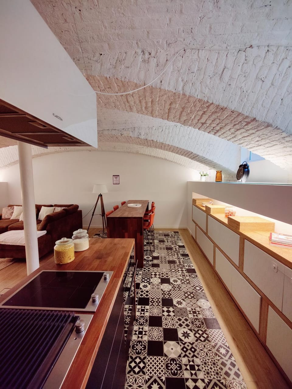 Kitchen or kitchenette, Seating area, storage, storage, stove, stove, kitchen, kitchen