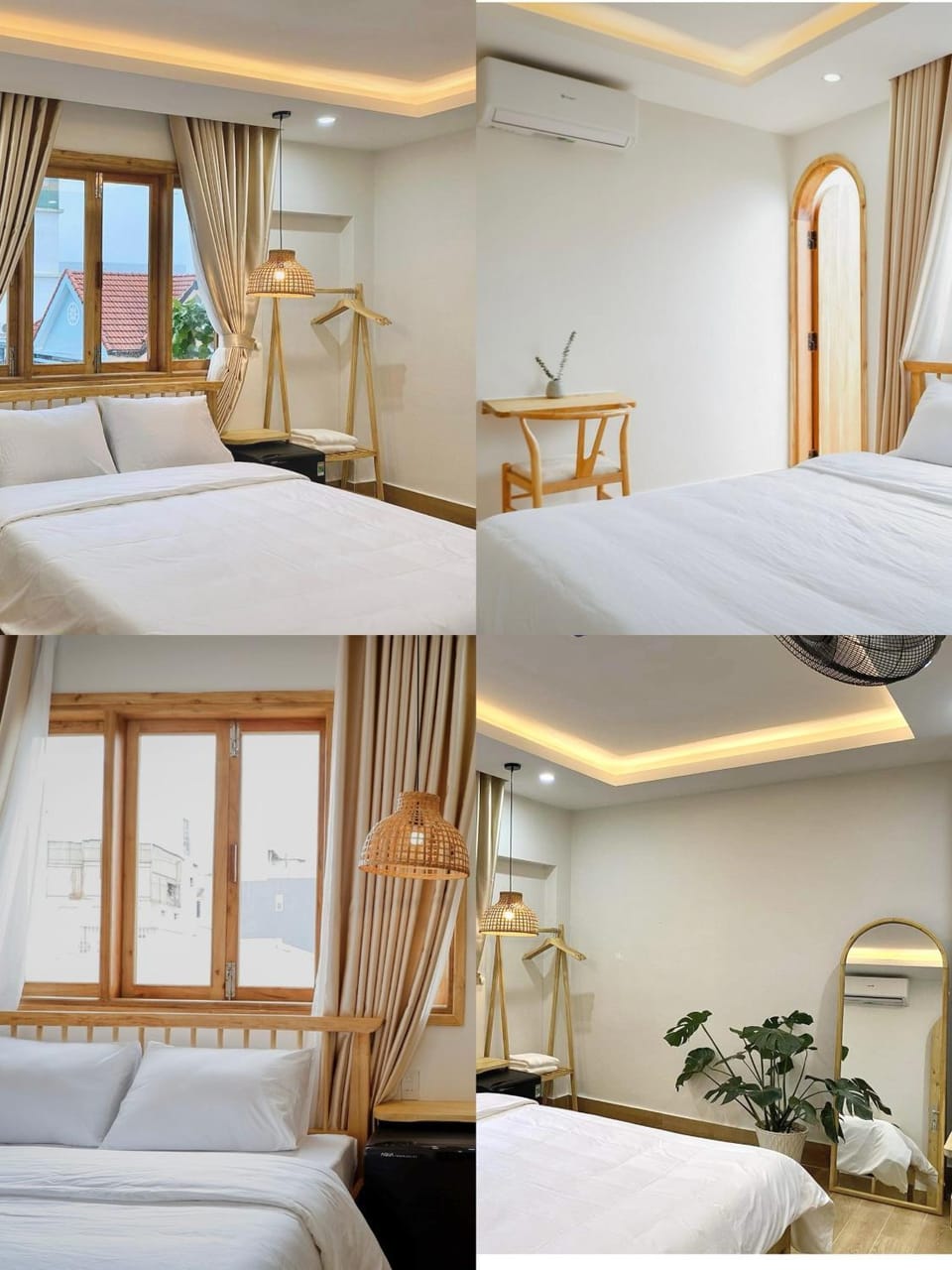 Bed, Seating area, Bedroom, air conditioner