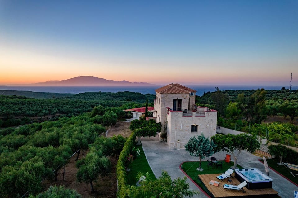 Natural landscape, Bird's eye view, Sunrise