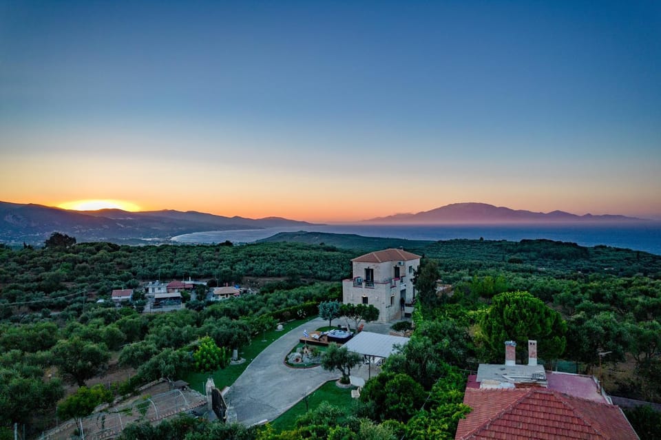 Natural landscape, Bird's eye view, Sunrise