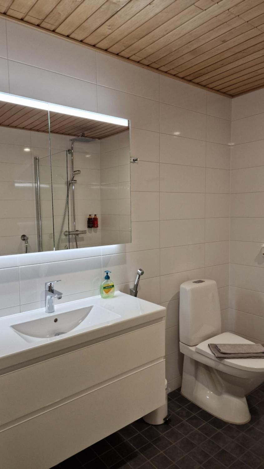 Shower, Toilet, Bathroom, bidet, towels