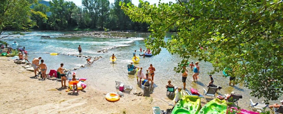 Beach, Lake view