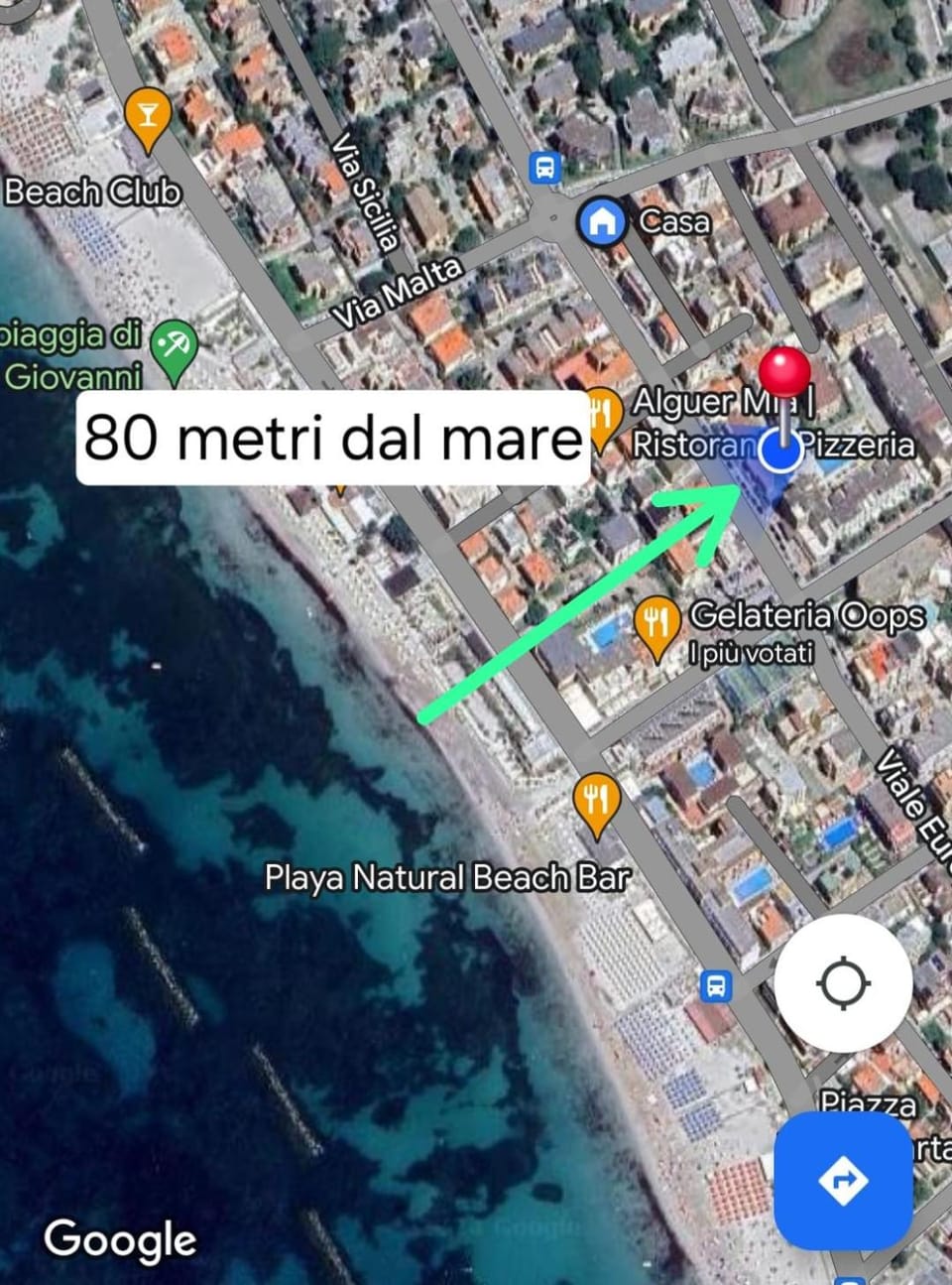 Beach, City view, Sea view, Street view