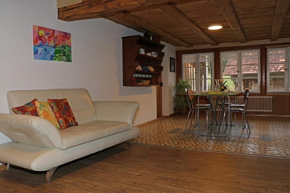 Living room, Seating area, Dining area