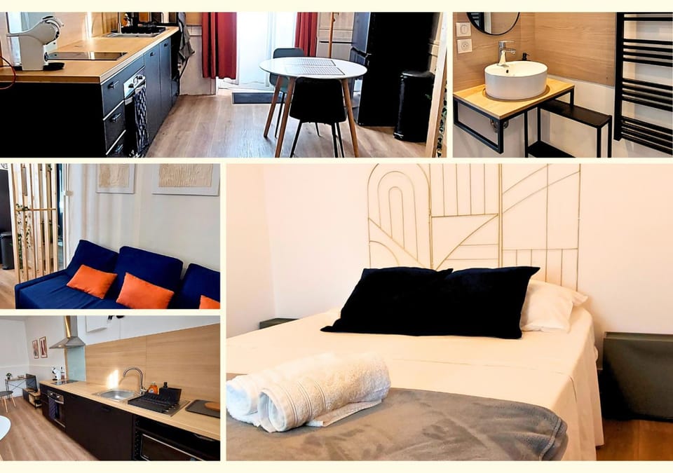 Kitchen or kitchenette, Living room, Bedroom