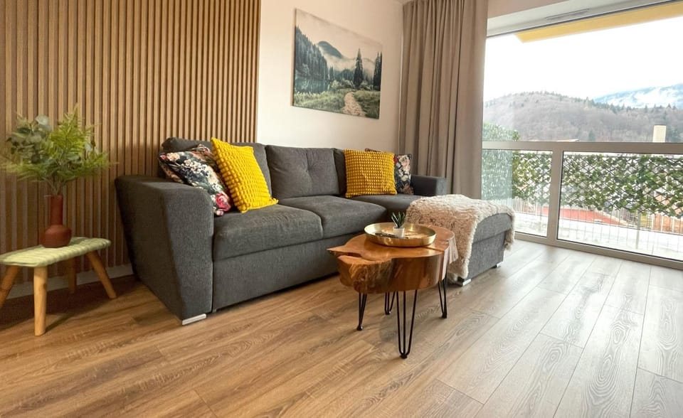 Natural landscape, Living room, Seating area, Mountain view