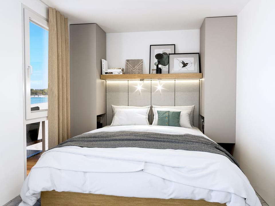 Bed, Photo of the whole room, Bedroom, wardrobe