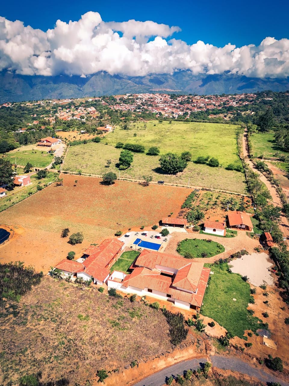 Natural landscape, Mountain view, Pool view