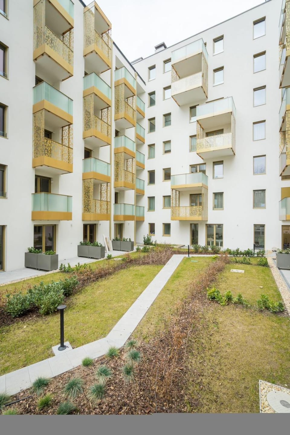 Property building, Garden view