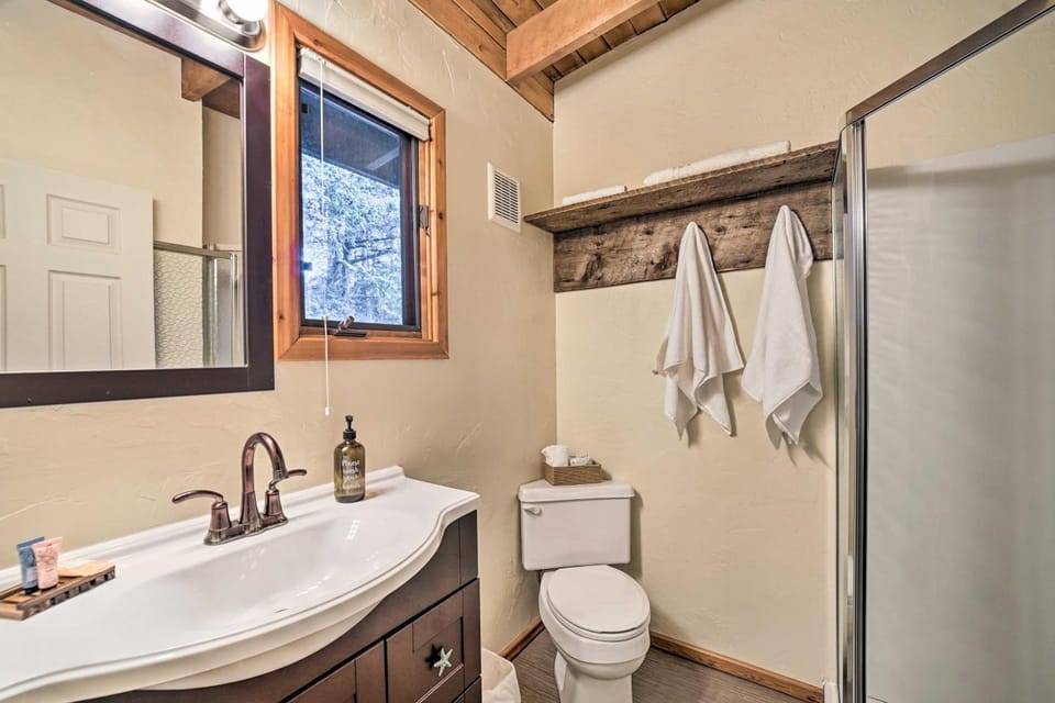 Shower, Toilet, Bathroom, towels