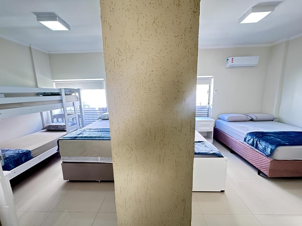 Bed, Photo of the whole room, Bedroom, bunk bed, air conditioner