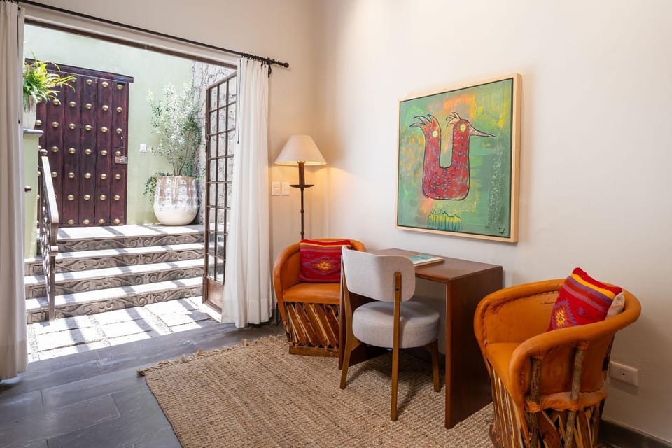 Facade/entrance, Seating area