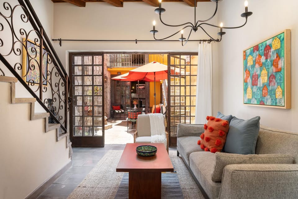 Living room, Seating area, Inner courtyard view