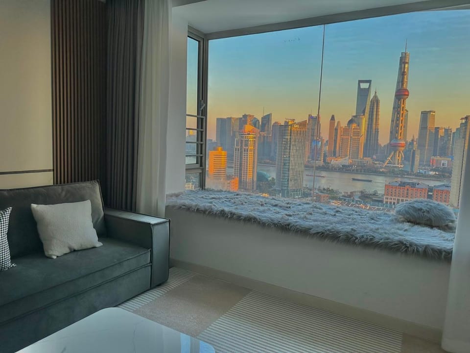 Living room, City view