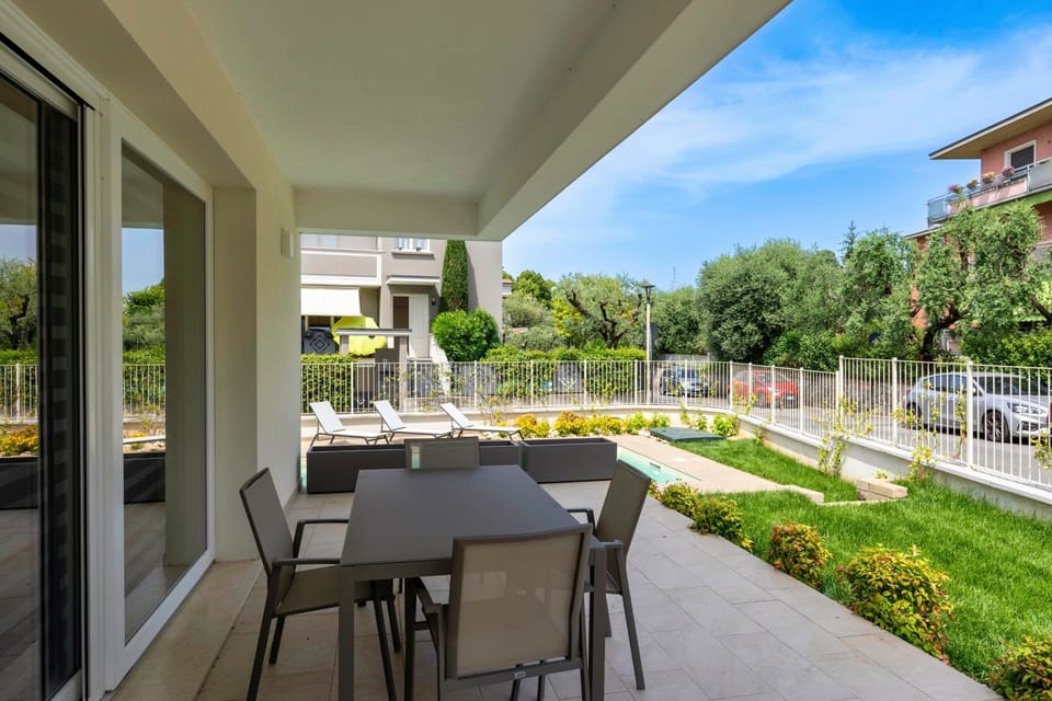 Property building, Patio, Garden, Garden view