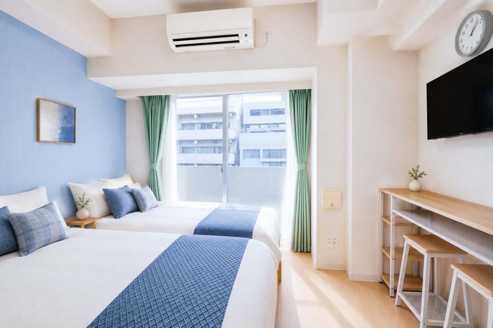 Bed, TV and multimedia, Photo of the whole room, Bedroom, air conditioner