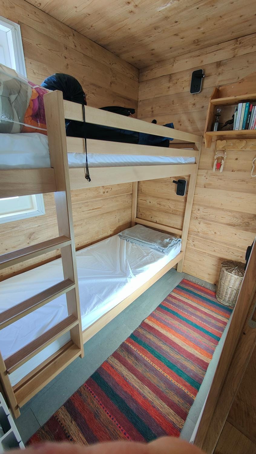 Photo of the whole room, Bedroom, bunk bed