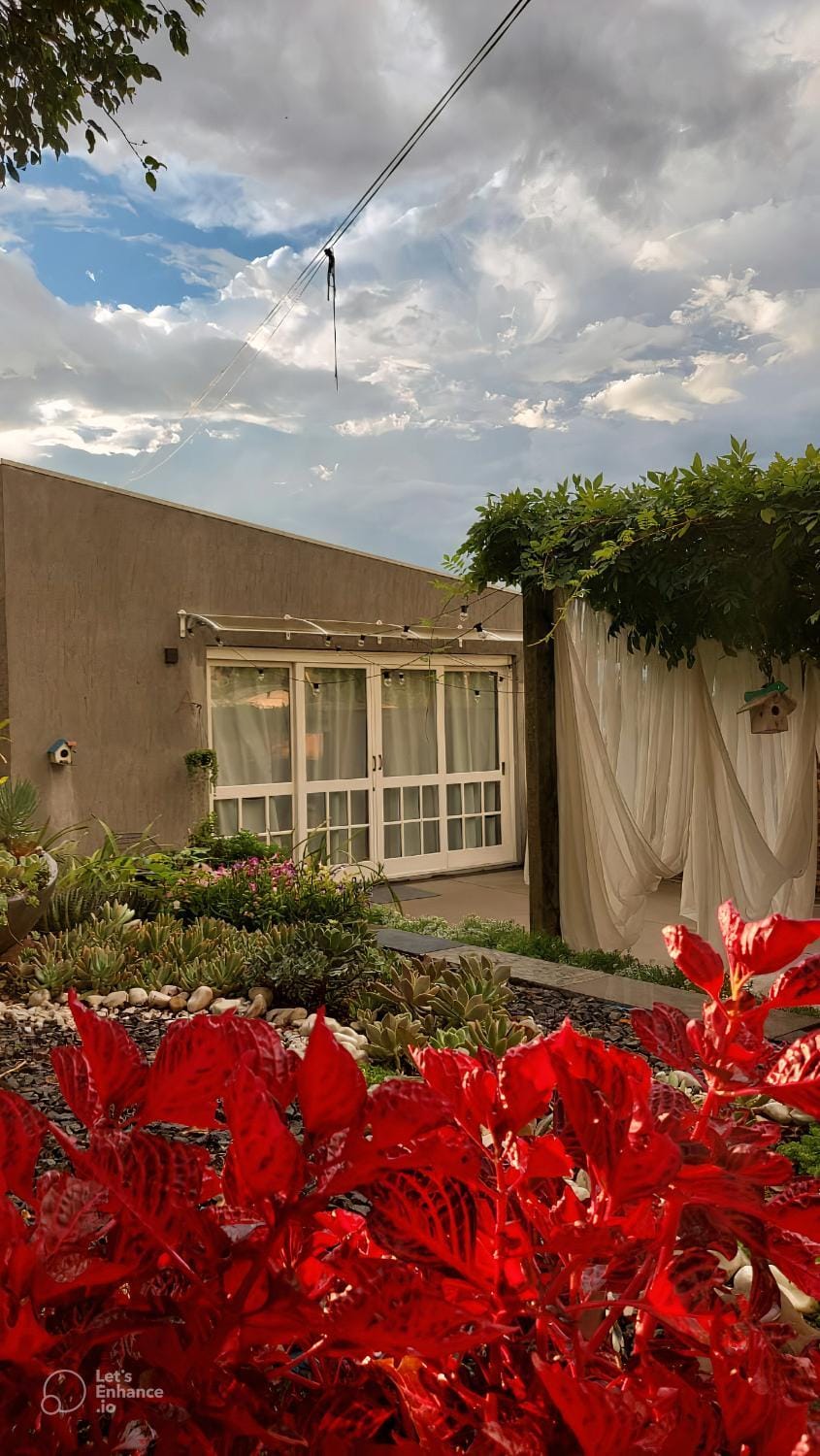 Property building, Natural landscape, Inner courtyard view