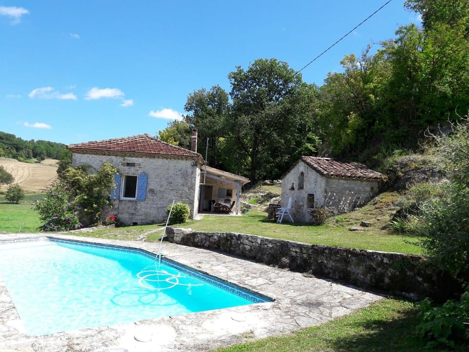 Property building, Living room, Swimming pool