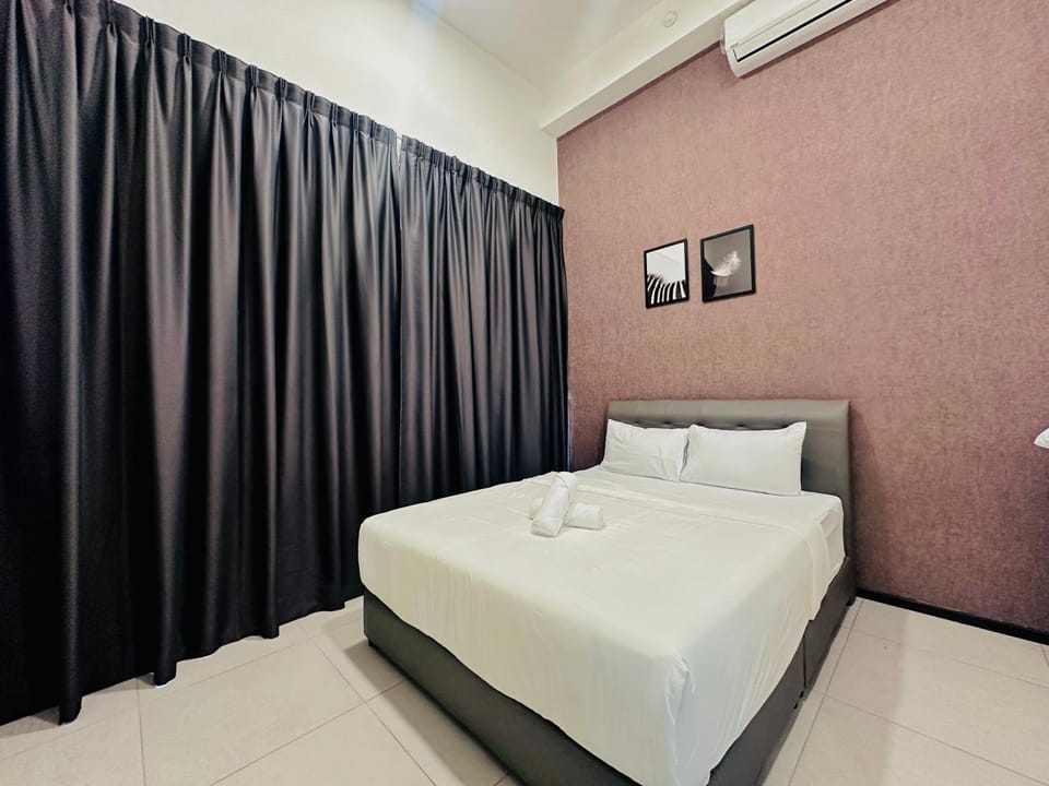Bed, Bedroom, air conditioner