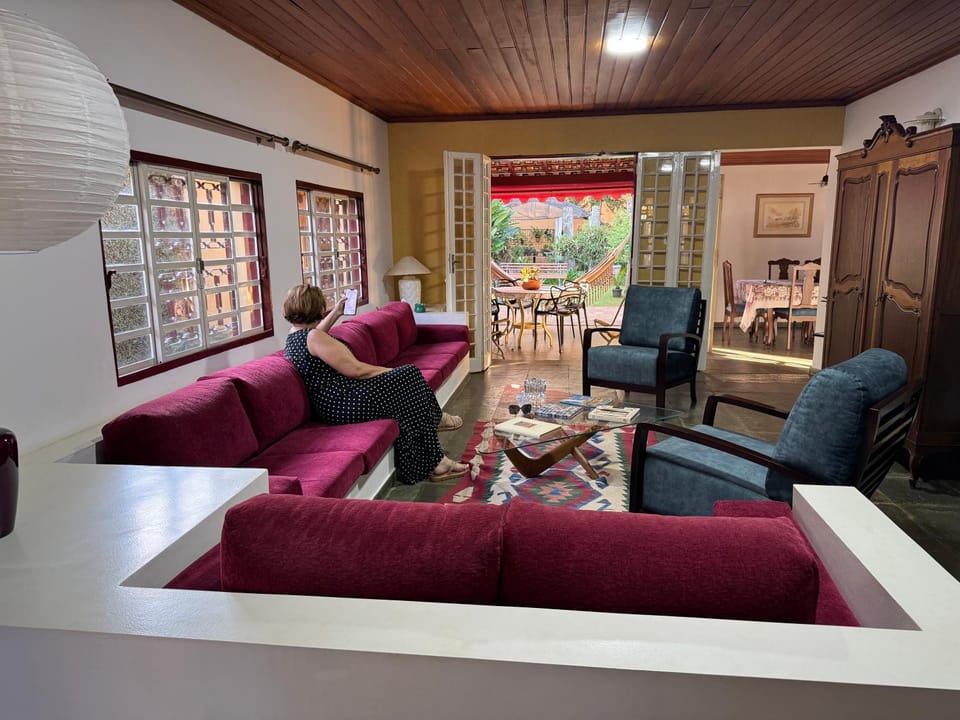 Casa da Vó Loy e seu espaço verde House in Araraquara
