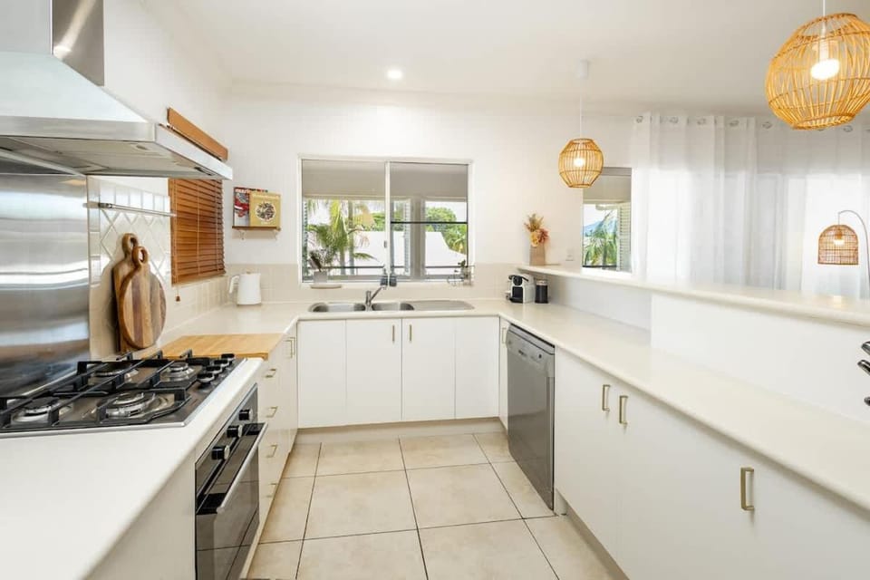 Kitchen or kitchenette, dishwasher, oven, stove, toaster