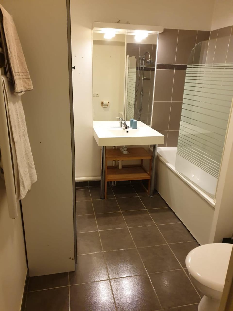 Bathroom, Living room