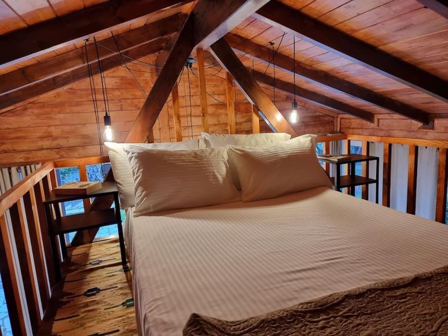 Ξύλινο Chalet Κτήμα Παππά Chalet in Euboea