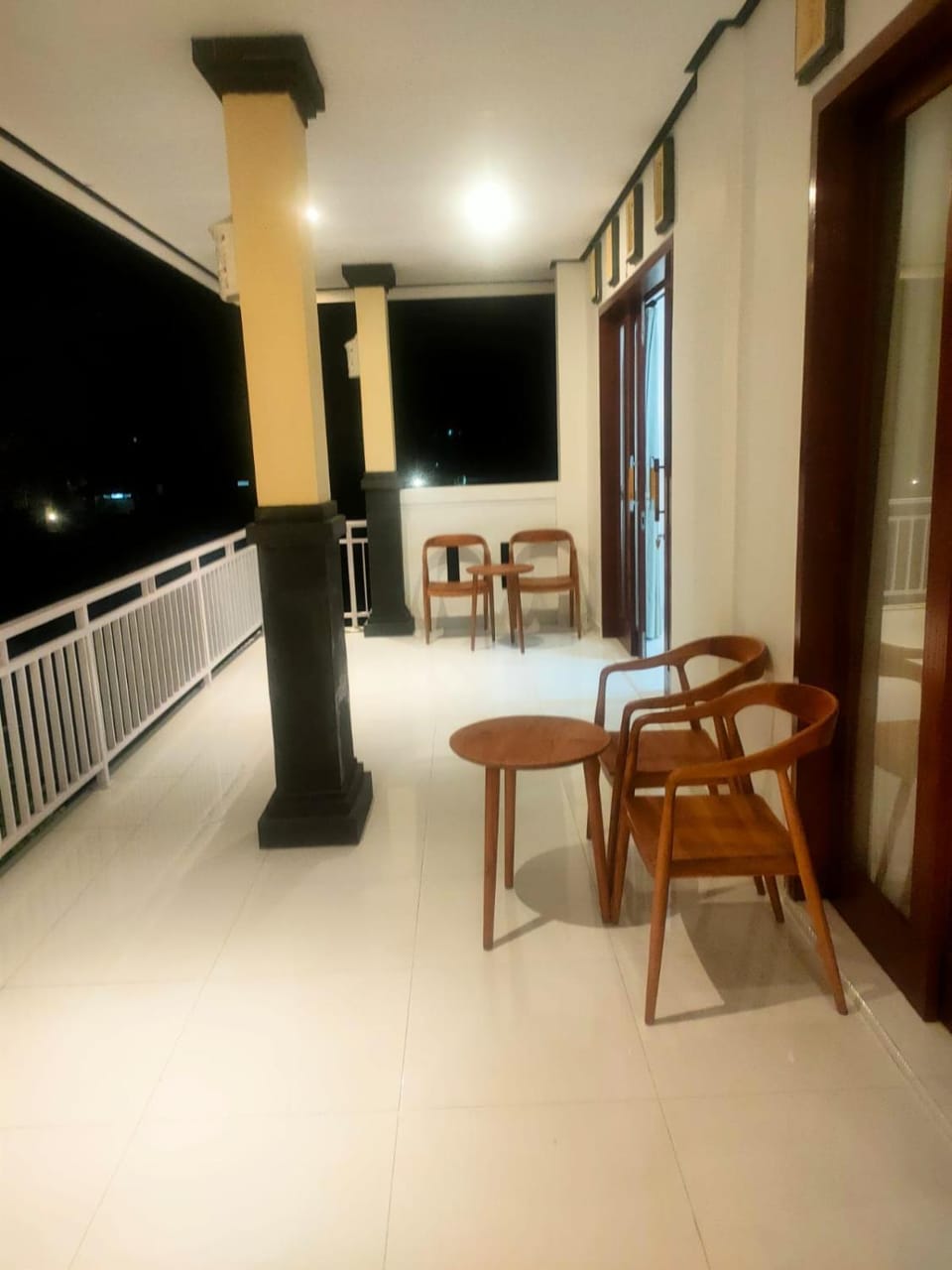 Patio, Night, Balcony/Terrace, Seating area