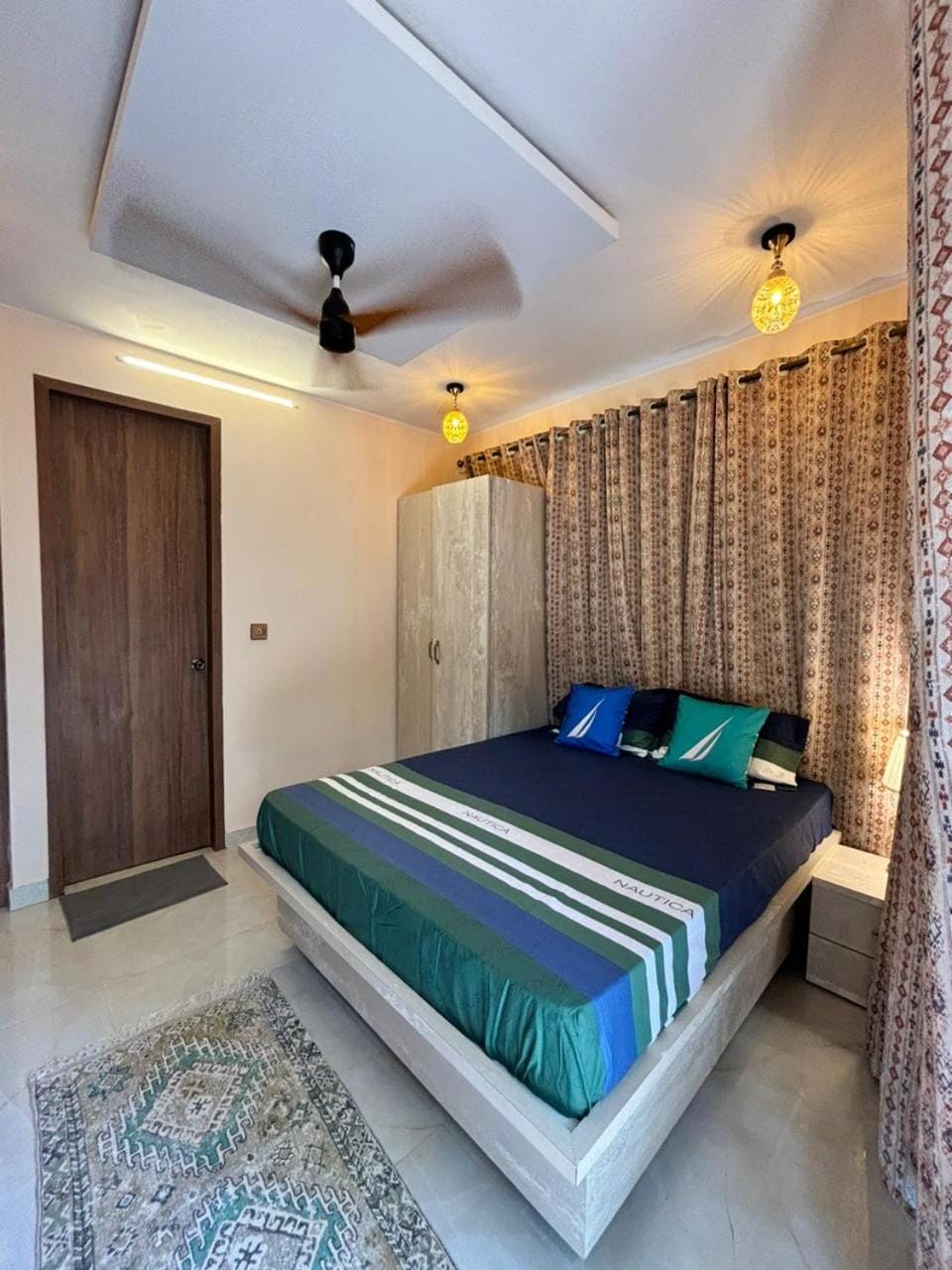 Bed, Photo of the whole room, Bedroom, wardrobe