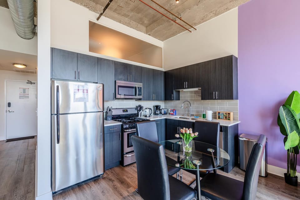 Modern and Bright 2BR on Michigan Ave with Optional Parking and Gym Access Near Soldier Field & Grant Park Apartment in South Loop
