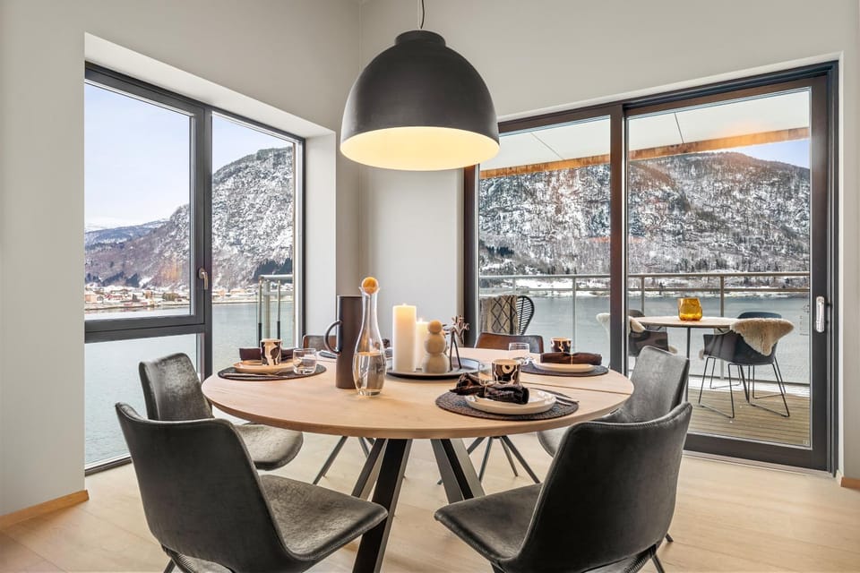 Natural landscape, Seating area, Dining area, Mountain view