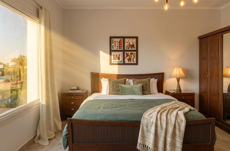 White Villa with open lagoon view Villa in Hurghada